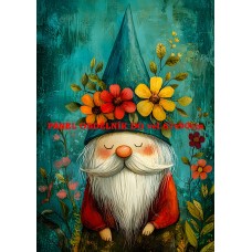 Látkový panel  kolekce ZELENÁ VÍLÍ POHÁDKA  494-28