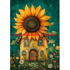 Látkový panel  kolekce ZELENÁ VÍLÍ POHÁDKA  494-38