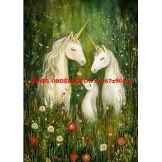 Látkový panel  kolekce ZELENÁ VÍLÍ POHÁDKA  494-40