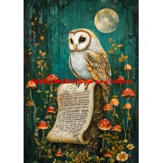 Látkový panel  kolekce ZELENÁ VÍLÍ POHÁDKA  494-48