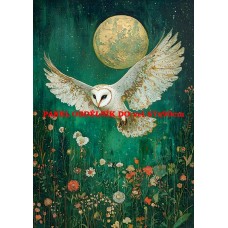 Látkový panel  kolekce ZELENÁ VÍLÍ POHÁDKA  494-5