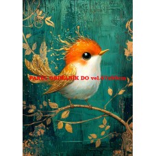 Látkový panel  kolekce ZELENÁ VÍLÍ POHÁDKA  494-55