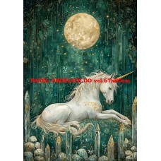 Látkový panel  kolekce ZELENÁ VÍLÍ POHÁDKA  494-60