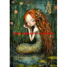 Látkový panel  kolekce ZELENÁ VÍLÍ POHÁDKA  494-61