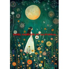 Látkový panel  kolekce ZELENÁ VÍLÍ POHÁDKA  494-65