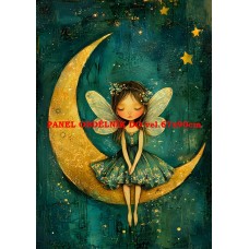 Látkový panel  kolekce ZELENÁ VÍLÍ POHÁDKA  494-68