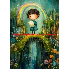 Látkový panel  kolekce ZELENÁ VÍLÍ POHÁDKA  494-98