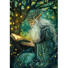 Látkový panel  kolekce ZELENÁ VÍLÍ POHÁDKA  494-99