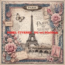 Látkový panel kolekce DENIM LACE 497-641 Látkový panel kolekce DENIM LACE 497-641