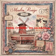 Látkový panel kolekce DENIM LACE 497-644 Látkový panel kolekce DENIM LACE 497-644