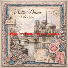 Látkový panel kolekce DENIM LACE 497-646 Látkový panel kolekce DENIM LACE 497-646