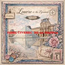 Látkový panel kolekce DENIM LACE 497-648 Látkový panel kolekce DENIM LACE 497-648