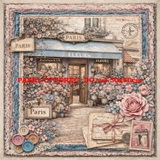 Látkový panel kolekce DENIM LACE 497-649 Látkový panel kolekce DENIM LACE 497-649