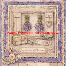 Látkový panel kolekce DENIM LACE LAVENDER 497-660 Látkový panel kolekce DENIM LACE LAVENDER 497-660