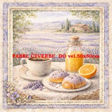 Látkový panel  kolekce DENIM LACE PROVANCE  497-716 