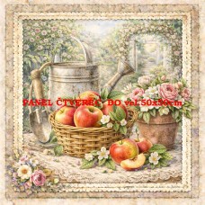 Látkový panel  kolekce DENIM LACE FRUIT  497-749