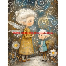 Látkový panel kolekce ZLATÁ ELFÍ MAGIE 502-25 Látkový panel kolekce ZLATÁ ELFÍ MAGIE 502-25