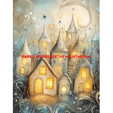 Látkový panel  kolekce ZLATÁ ELFÍ MAGIE  502-56