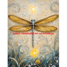Látkový panel  kolekce ZLATÁ ELFÍ MAGIE  502-72