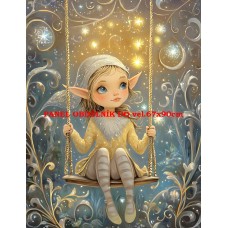 Látkový panel kolekce ZLATÁ ELFÍ MAGIE 502-84 Látkový panel kolekce ZLATÁ ELFÍ MAGIE 502-84