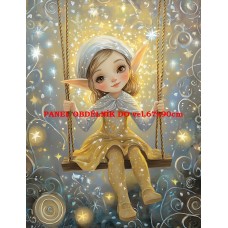 Látkový panel kolekce ZLATÁ ELFÍ MAGIE 502-85 Látkový panel kolekce ZLATÁ ELFÍ MAGIE 502-85