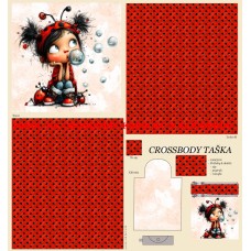 PANEL NA CROSSBODY TAŠTIČKU S KLÍČENKOU / 511d-125 PANEL NA CROSSBODY TAŠTIČKU S KLÍČENKOU / 511d-125