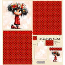 PANEL NA CROSSBODY TAŠTIČKU S KLÍČENKOU / 511d-127 PANEL NA CROSSBODY TAŠTIČKU S KLÍČENKOU / 511d-127