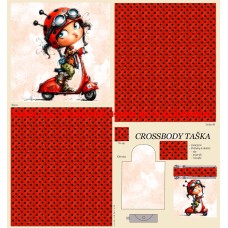 PANEL NA CROSSBODY TAŠTIČKU S KLÍČENKOU / 511d-129 PANEL NA CROSSBODY TAŠTIČKU S KLÍČENKOU / 511d-129