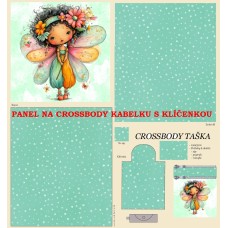 PANEL NA CROSSBODY TAŠTIČKU S KLÍČENKOU / 511d-132 PANEL NA CROSSBODY TAŠTIČKU S KLÍČENKOU / 511d-132