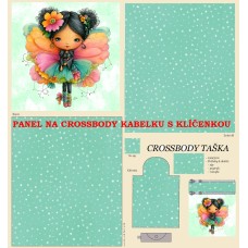 PANEL NA CROSSBODY TAŠTIČKU S KLÍČENKOU / 511d-134 PANEL NA CROSSBODY TAŠTIČKU S KLÍČENKOU / 511d-134