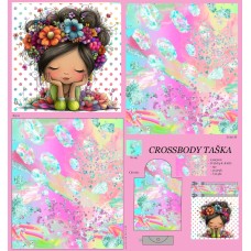 PANEL NA CROSSBODY TAŠTIČKU S KLÍČENKOU / 511d-138 PANEL NA CROSSBODY TAŠTIČKU S KLÍČENKOU / 511d-138