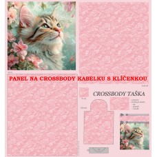 PANEL NA CROSSBODY TAŠTIČKU S KLÍČENKOU / 511d-13 PANEL NA CROSSBODY TAŠTIČKU S KLÍČENKOU / 511d-13