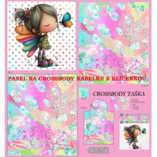 PANEL NA CROSSBODY TAŠTIČKU S KLÍČENKOU / 511d-140 PANEL NA CROSSBODY TAŠTIČKU S KLÍČENKOU / 511d-140