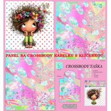 PANEL NA CROSSBODY TAŠTIČKU S KLÍČENKOU / 511d-142 PANEL NA CROSSBODY TAŠTIČKU S KLÍČENKOU / 511d-142