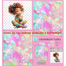 PANEL NA CROSSBODY TAŠTIČKU S KLÍČENKOU / 511d-143 PANEL NA CROSSBODY TAŠTIČKU S KLÍČENKOU / 511d-143