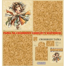 PANEL NA CROSSBODY TAŠTIČKU S KLÍČENKOU / 511d-152 PANEL NA CROSSBODY TAŠTIČKU S KLÍČENKOU / 511d-152