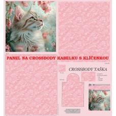 PANEL NA CROSSBODY TAŠTIČKU S KLÍČENKOU / 511d-15 PANEL NA CROSSBODY TAŠTIČKU S KLÍČENKOU / 511d-15
