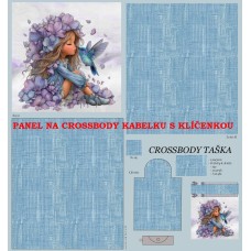 PANEL NA CROSSBODY TAŠTIČKU S KLÍČENKOU  / 511d-162