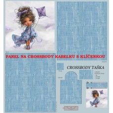 PANEL NA CROSSBODY TAŠTIČKU S KLÍČENKOU  / 511d-164