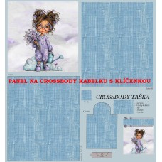 PANEL NA CROSSBODY TAŠTIČKU S KLÍČENKOU  / 511d-165