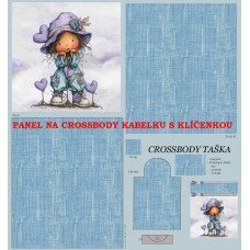 PANEL NA CROSSBODY TAŠTIČKU S KLÍČENKOU  / 511d-169