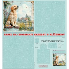 PANEL NA CROSSBODY TAŠTIČKU S KLÍČENKOU / 511d-16 PANEL NA CROSSBODY TAŠTIČKU S KLÍČENKOU / 511d-16