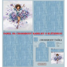 PANEL NA CROSSBODY TAŠTIČKU S KLÍČENKOU  / 511d-170