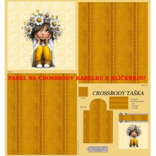 PANEL NA CROSSBODY TAŠTIČKU S KLÍČENKOU  / 511d-172