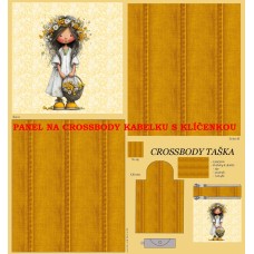 PANEL NA CROSSBODY TAŠTIČKU S KLÍČENKOU  / 511d-177