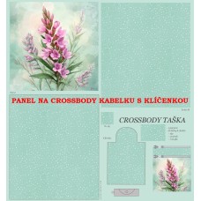 PANEL NA CROSSBODY TAŠTIČKU S KLÍČENKOU / 511d-17 PANEL NA CROSSBODY TAŠTIČKU S KLÍČENKOU / 511d-17