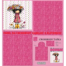 PANEL NA CROSSBODY TAŠTIČKU S KLÍČENKOU  / 511d-185