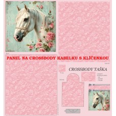 PANEL NA CROSSBODY TAŠTIČKU S KLÍČENKOU / 511d-18 PANEL NA CROSSBODY TAŠTIČKU S KLÍČENKOU / 511d-18