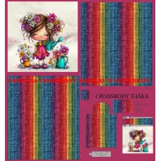 PANEL NA CROSSBODY TAŠTIČKU S KLÍČENKOU  / 511d-193