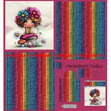 PANEL NA CROSSBODY TAŠTIČKU S KLÍČENKOU  / 511d-196